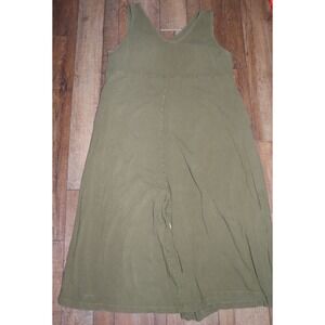 Mien Lakeside Olive Wide Leg Jumpsuit